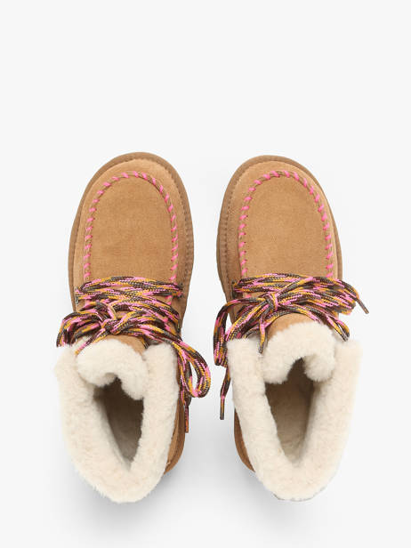 Enkellaarsjes Platform Colors of california Bruin women CYWPLA05 ander zicht 4